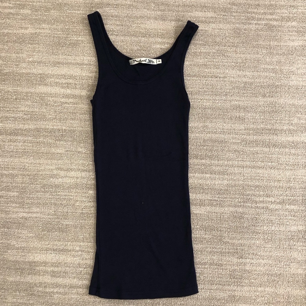 Michael Stars dark blue tank top